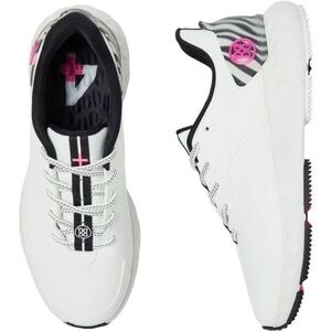 G/FORE MG4+ Zebra Perforated Accent Ladies Golf Shoes Womens Sneakers SNOW